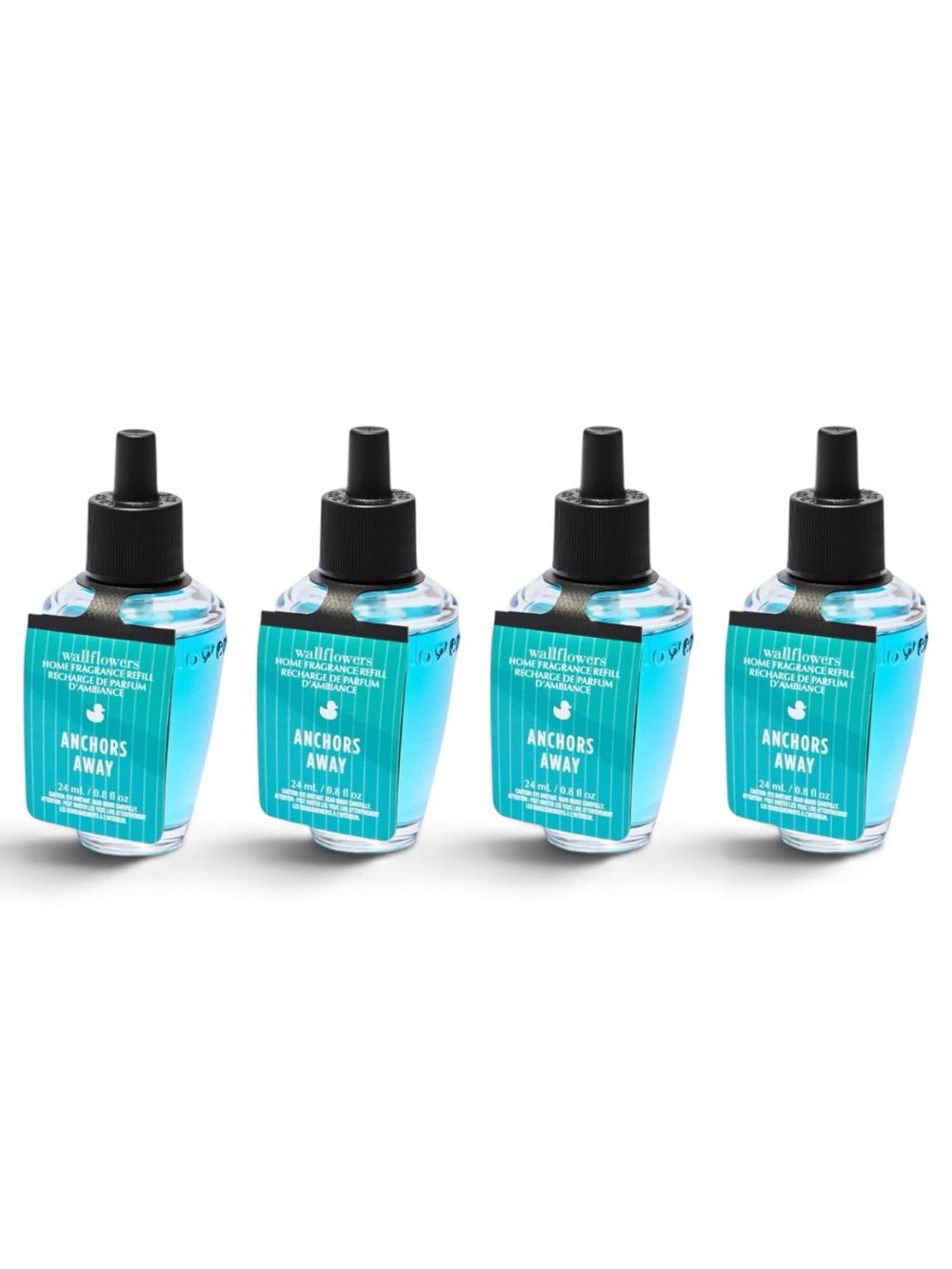 4X ANCHORS AWAY Bath & Body Works Wallflower Fragrance Refills